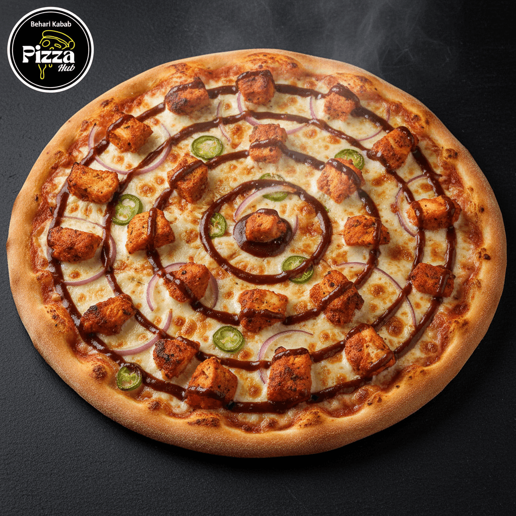 Behari Kabab Pizza